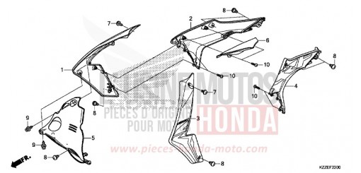 BUSE (CRF250L/LA) CRF250LAH de 2017